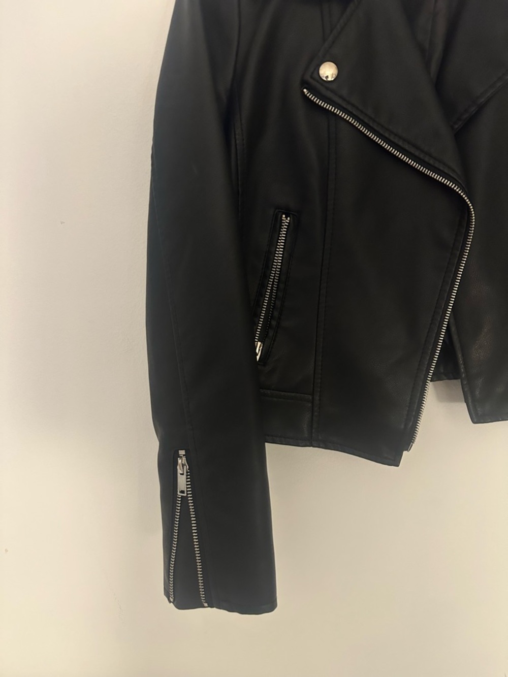 Black Leather Jacket - Picture 3 of 3